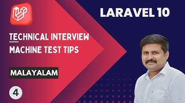 Laravel 10  Malayalam Tutorial - Machine Test Interview - EP 4 - [2023]