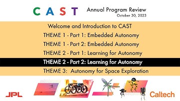 2023 CAST Annual Program Review: Theme 2, Part 2 - Learning for Autonomy - 10/30/23