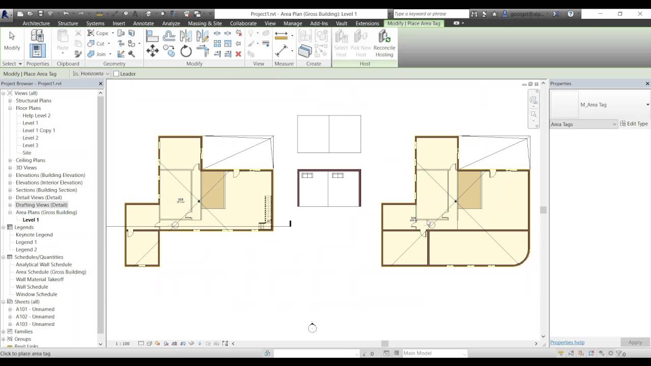Revit 2016 Creating Gross Building Area Plans and Schedules YouTube
