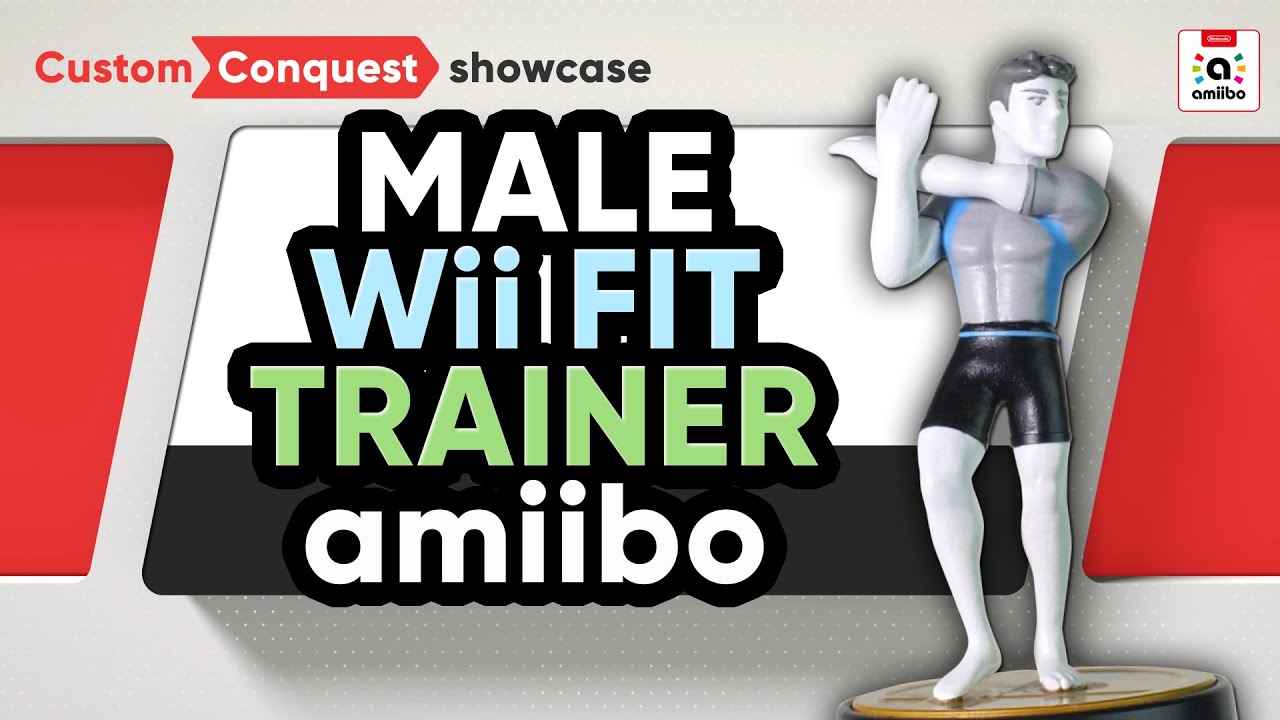 terugvallen mechanisme Vervloekt Male Wii Fit Trainer amiibo - Custom Conquest - YouTube