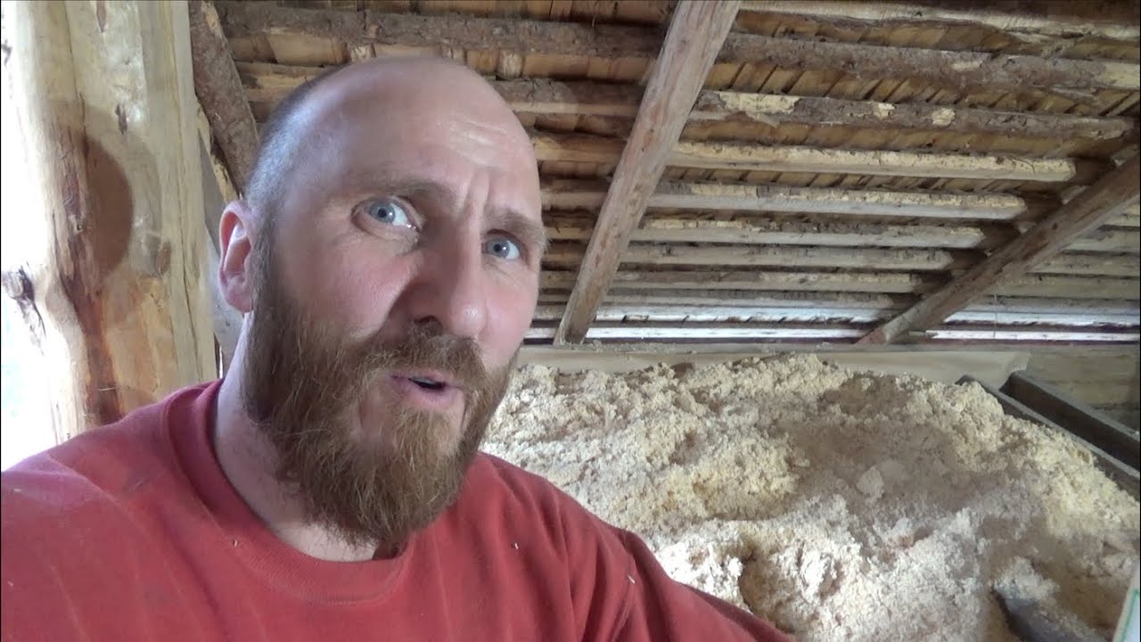 Hirsinavetan yläpohjan eristäminen