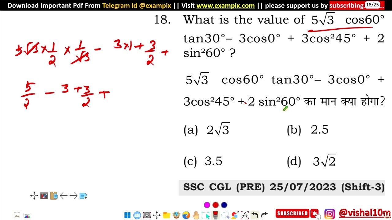 what-is-the-value-of-5-3-cos60-tan30-3cos0-3cos-45-2-sin-60