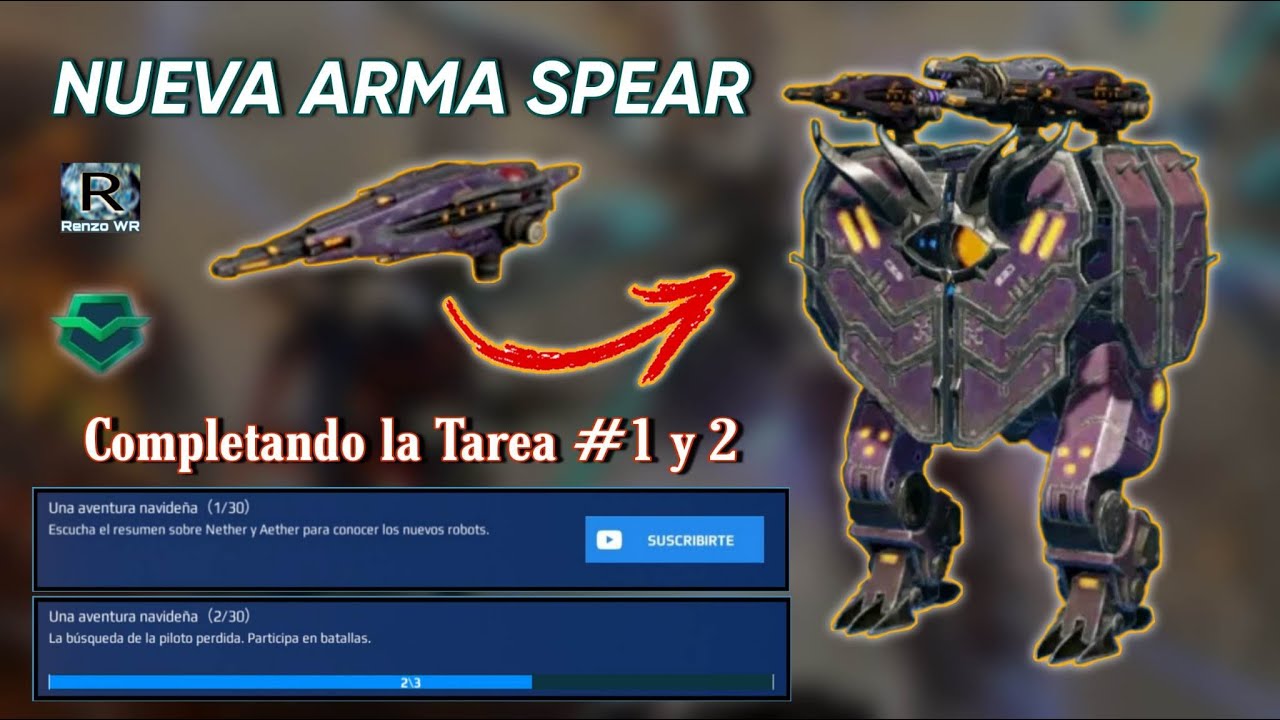 Tarea #1 y 2 - Aventura Navideña | Dread Shell - Puncher y Spear | WAR ...