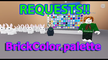 Requests - BrickColor.palette Palette Index To Script 128 Unique Colors