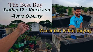 Go pro 12 Video Quality and audio quality - Wide angle view 😱😱 Best action Camera 📸