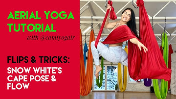 15 min Aerial Yoga Tutorial - Snow White