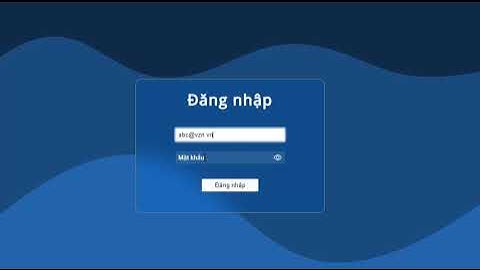 Ẩn - Hiển thị mật khẩu bằng Javascript