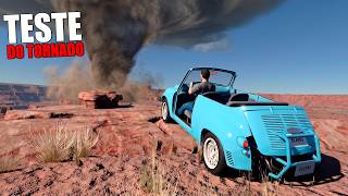 O TESTE DO TORNADO GIGANTE! Beamng Drive Mods