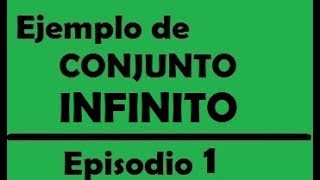 Famous Examples of infinite set, example 1 Profile