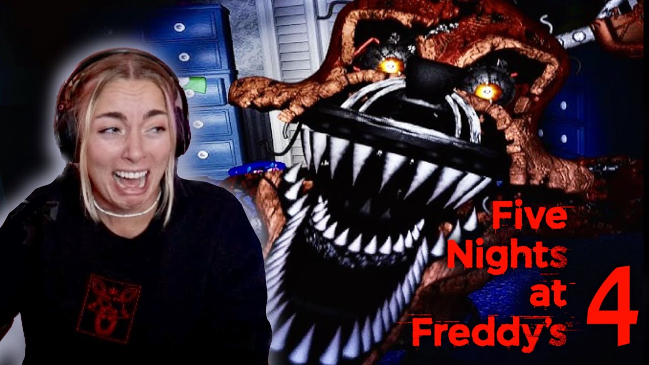 THE SCARIEST FNAF GAME | Five Night's At Freddy's 4 - YouTube