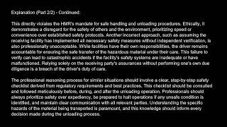 Commercial Driver s License Hazardous Materials Free Practice Test video