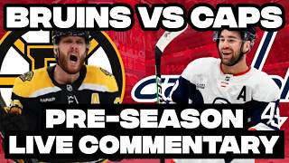 Washington Capitals Vs Boston Bruins LIVE COMMENTARY! | 2026 NHL Pre-Season