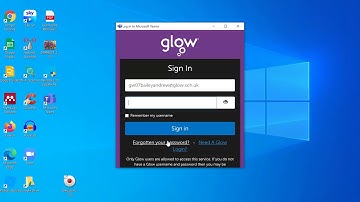 Glow Sign into Microsoft Teams Desktop app on PC