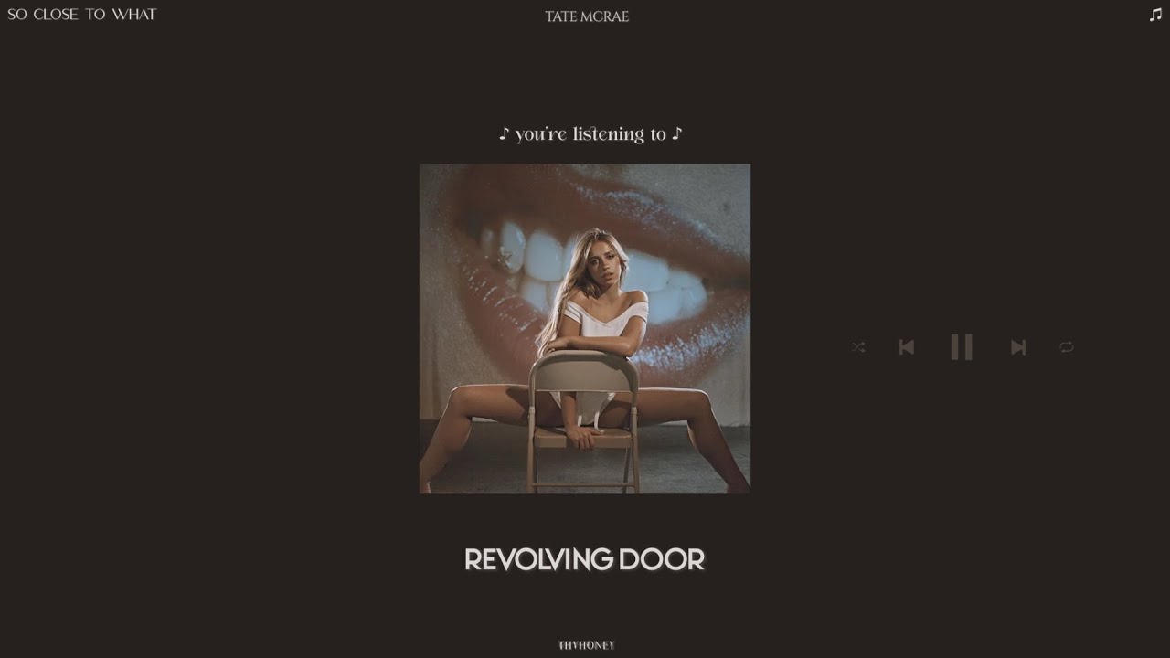tate mcrae - revolving door (sped up + reverb) tate mcrae - revolving door (sped up + reverb)