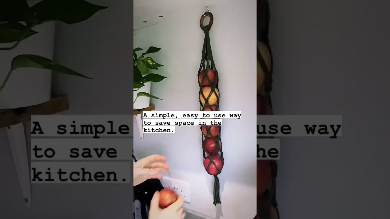rewrite this title Macrame fruit / veg hanger #macrame #ecofriendlyproducts #smallbusinessuk #handmadeuk #etsyfinds rewrite this title Macrame fruit / veg hanger #macrame #ecofriendlyproducts #smallbusinessuk #handmadeuk #etsyfinds