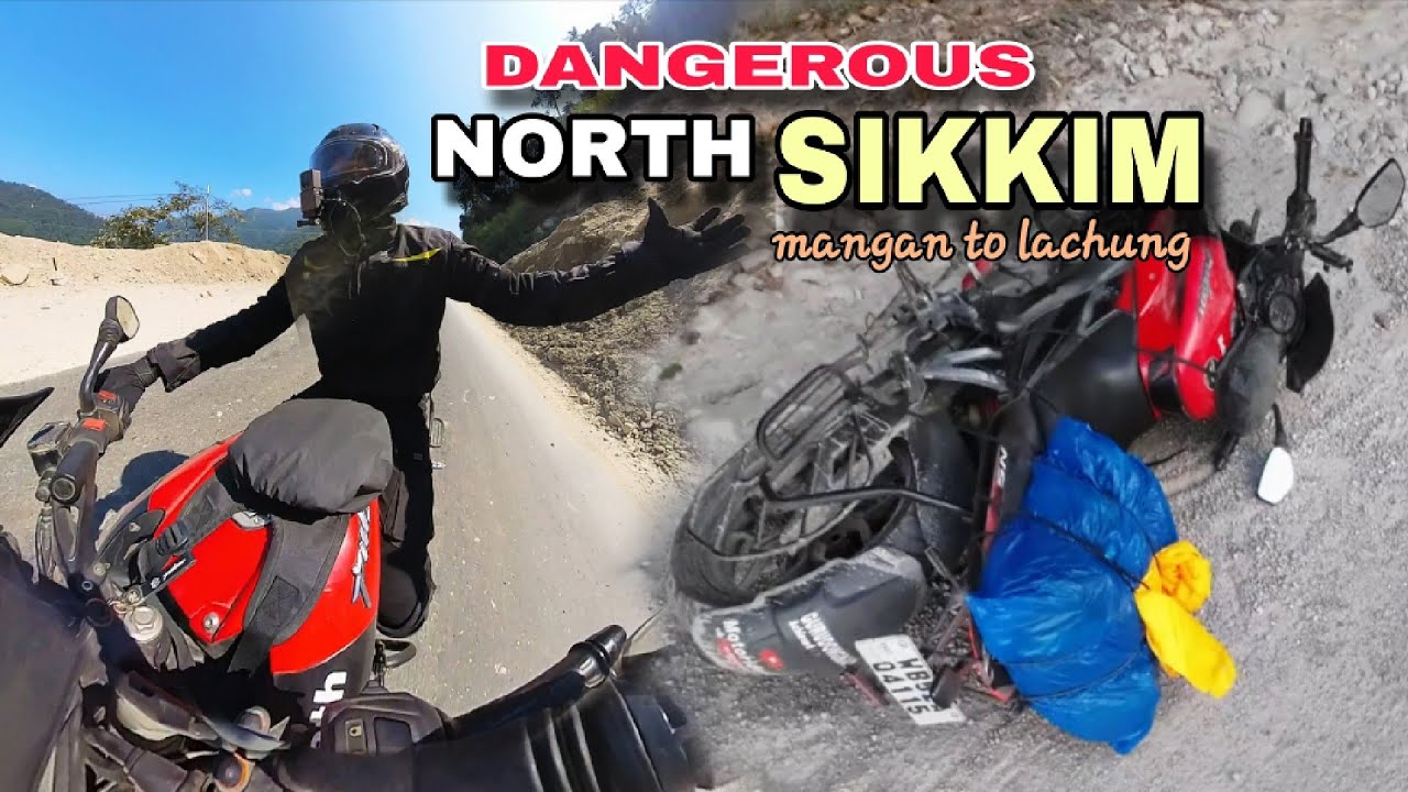 LACHUNG যেতে গিয়ে বড়ো বিপদ হয়ে গেলো | Dengerous North Sikkim | Kolkata To North Sikkim Bike Trip 