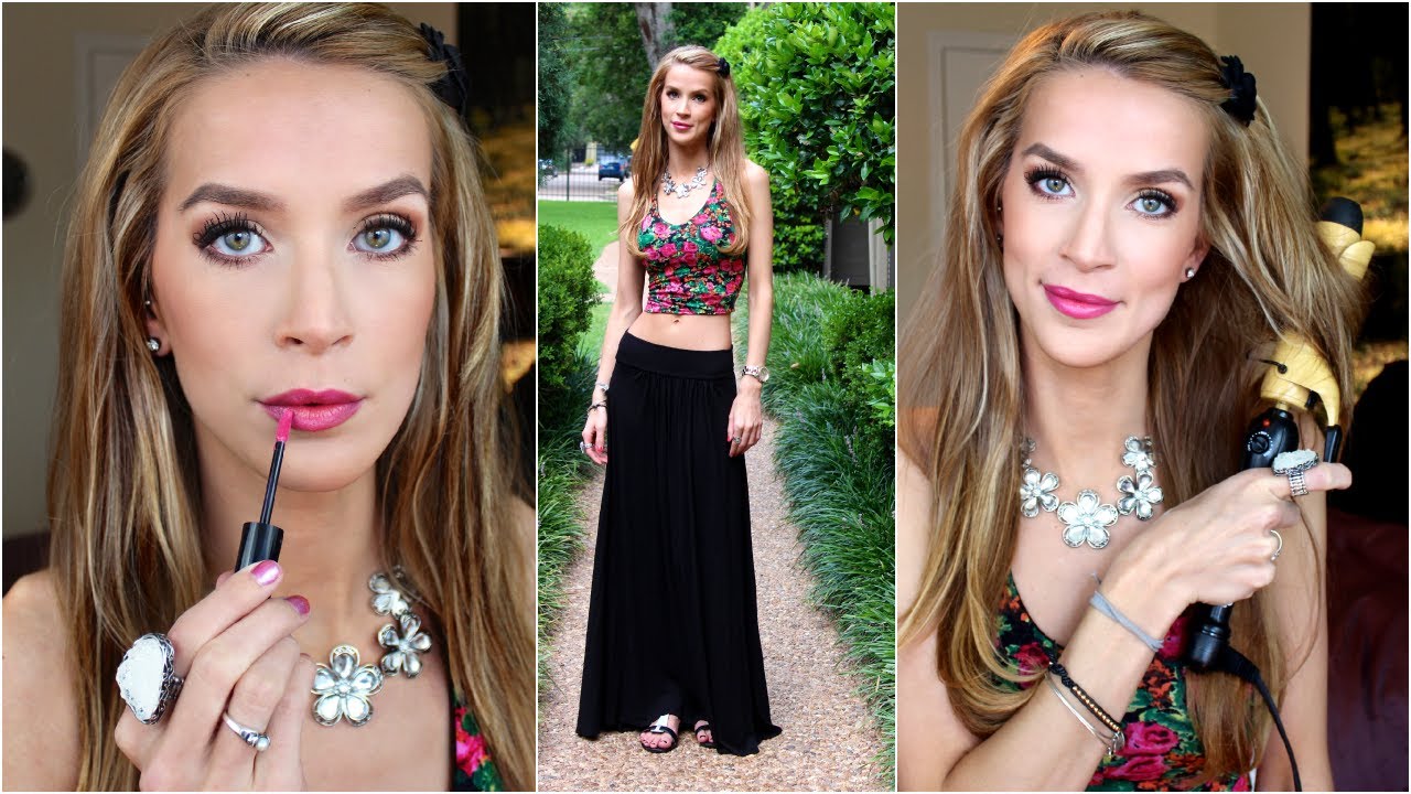 GET READY WITH ME! Summer Crop Top + Maxi | LeighAnnSays