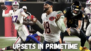UPSETS In Primetime | Bears vs Commanders & Falcons vs Bills | 2025 Week 6 Game Highlight Commentary