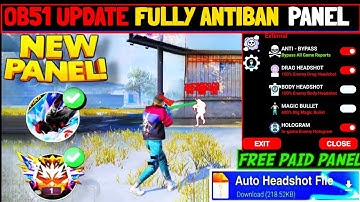 FF Auto Headshot Hack OB51 | Headshot Hack Free Fire | FF Headshot Panel For Mobile