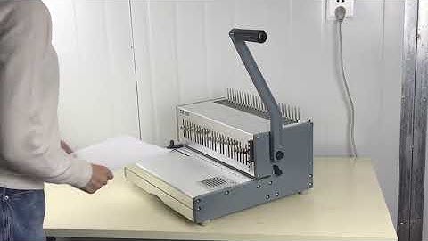 Legal size manual comb binder CB360