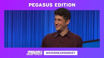 Overheard On Set: Pegasus Edition | JEOPARDY!