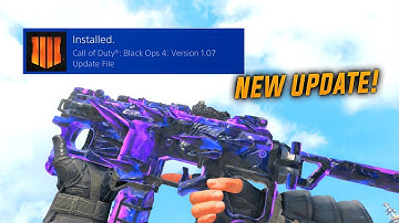 UPDATE 1.07 PATCH NOTES in Bo4! ABR and Swordfish BUFF! (BO4 NEW UPDATE PATCH NOTES)