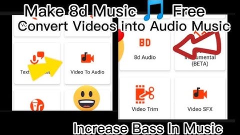How to Make 3d Or 8d Music /How to Convert Video into Audio /Increase Bass in Songs