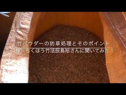 竹パウダーの防草効果