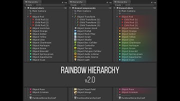 Rainbow Hierarchy - Asset Store - Unity3D