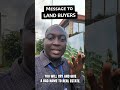 Land Buyers | Take note when buying Land...#realestatecameroon #realestateeducation #fyi #landbroker