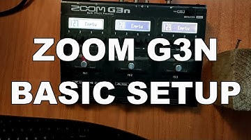 Zoom G3n basisinstellingen.