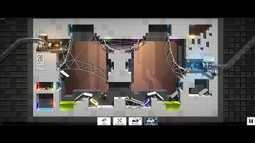 Bridge Constructor Portal - Portal Proficiency - Level 28