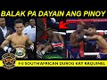 Gusto pang iligtas ng Referee, pero sadyang MALAKAS si Raquinel! | 2 Pinoy panalo sa South Africa