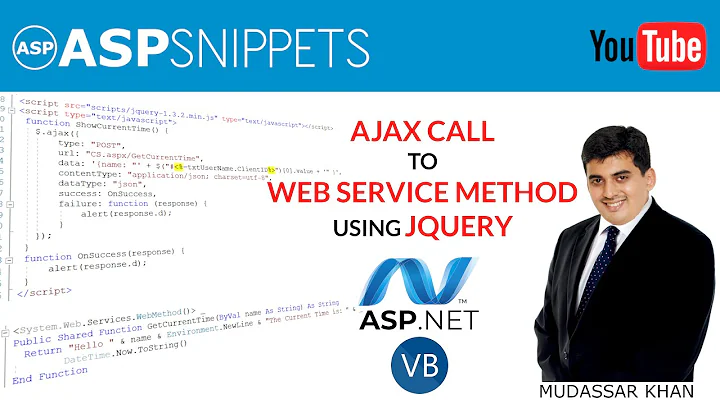 Make AJAX Call to ASP.Net Server Side Web service method using jQuery with VB.Net