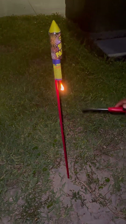 Firework Rocket Gone Wrong!