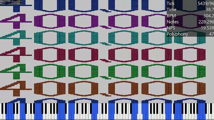 400000 views, 400000 notes / 400K Notes / MIDI