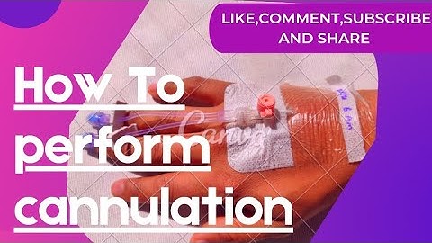 Intravenous (IV) Cannulation, How to perform cannulation, IV cannulation procedure #ivcannulation