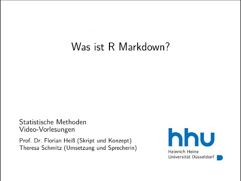 Video: Was ist das statistische R-Tool?