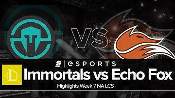 Highlights: IMT vs FOX (NA LCS Summer W7D3 Full Series)