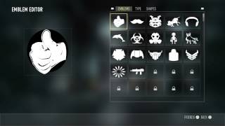 Call of Duty AW Deathstroke emblem tutorial
