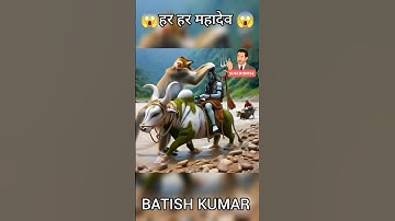 🕉️ Har Har Mahadev! 🔱🌺 Feel the divine energy of Lord Shiva.#HarHarMahadev #MahadevStatus #Shiv