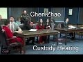 Mingming Chen and Liang Zhao Custody Hearing 01/12/17