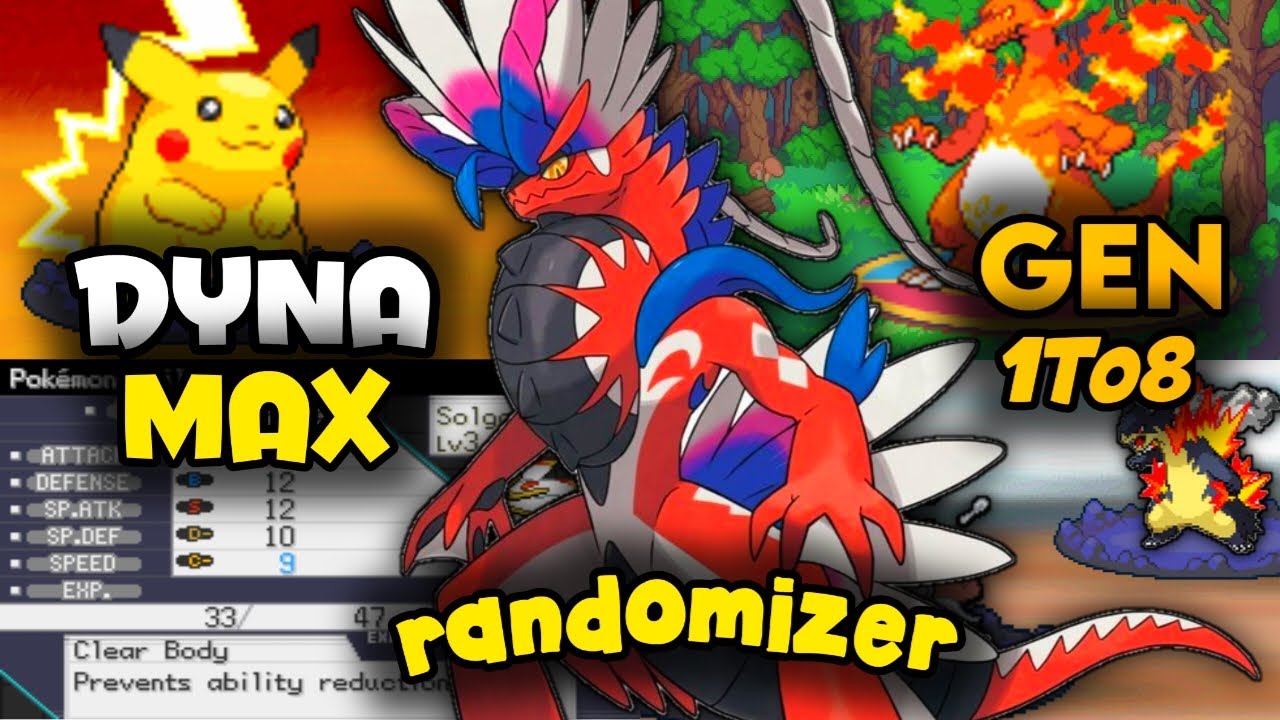 Pokémon FireRed 898 Randomizer (Hack Rom - GBA) - O Início com Todos os  Pokémon, Mega, Dynamax 