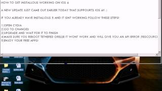 HOW TO FIX INSTALLOUS 5 ON IOS 6 FOR IPAD IPOD AND IPHONE! API ERROR FIX