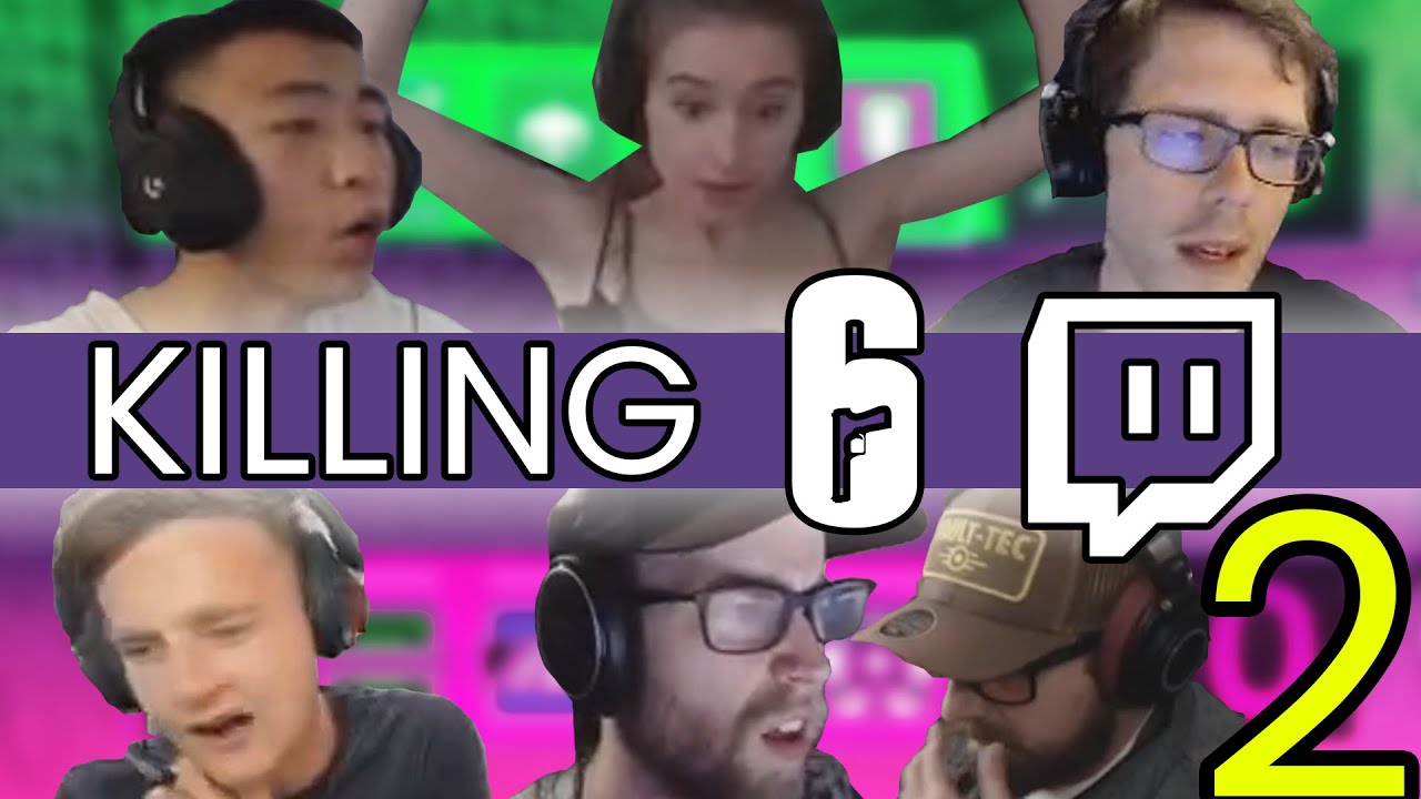 #2 Killing Twitch Streamers *FUNNY RAGE & REACTIONS* in Rainbow Six: Siege