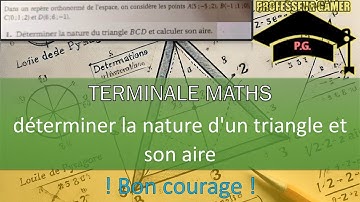 (TERMINALE)(MATHS)(1Q=1V) déterminer la nature d