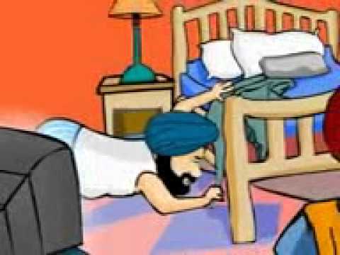 Santa-Banta funny jokes...Santa watching Star Tv. - YouTube