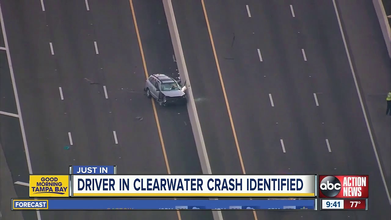 Driver ejected from SUV after crash on US 19 in Clearwater - YouTube