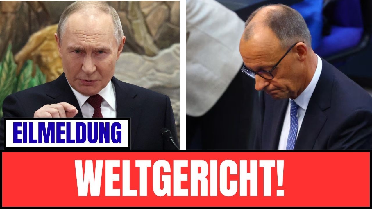 Schock-Klage aus Moskau Putin zieht Merz vor Weltgericht!