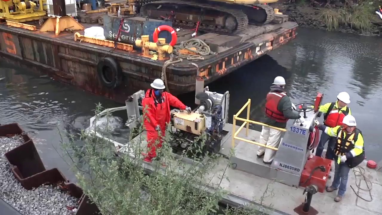 First Look at Dredging of Toxic Gowanus Canal